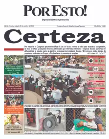 portada edición impresa Mérida 25/10/2025
