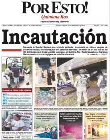 portada edición impresa Cancún 09/10/2025