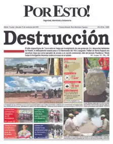portada edición impresa Mérida 12/11/2025