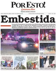 portada edición impresa Cancún 11/11/2025