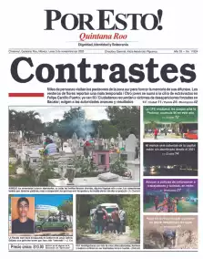 portada edición impresa Chetumal 03/11/2025