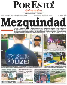 portada edición impresa Cancún 16/12/2025