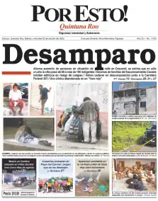 portada edición impresa Cancún 22/10/2025