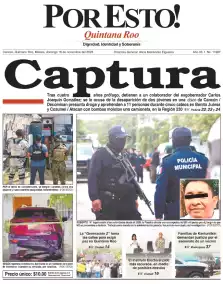 portada edición impresa Cancún 16/11/2025