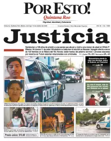 portada edición impresa Chetumal 12/10/2025