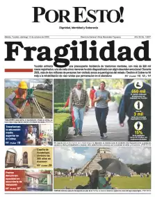 portada edición impresa Mérida 12/10/2025