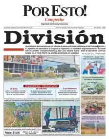 portada edición impresa Campeche 29/11/2025
