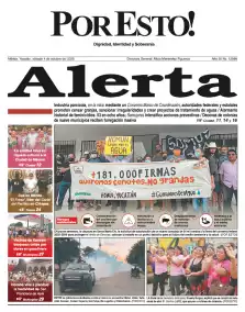 portada edición impresa Mérida 04/10/2025