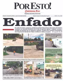 portada edición impresa Chetumal 23/10/2025
