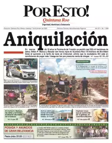 portada edición impresa Chetumal 07/12/2025
