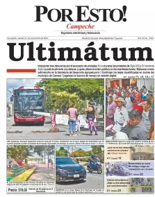 portada edición impresa Campeche 21/11/2025