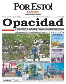 portada edición impresa Campeche 23/11/2025