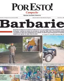 portada edición impresa Campeche 09/11/2025