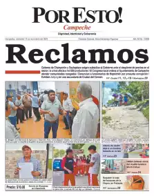 portada edición impresa Campeche 12/11/2025