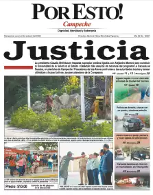 portada edición impresa Campeche 02/10/2025