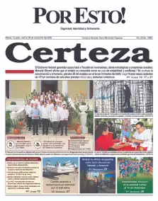 portada edición impresa Mérida 28/11/2025