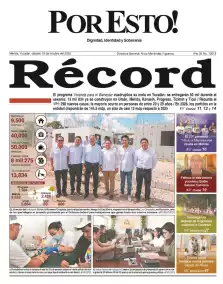 portada edición impresa Mérida 18/10/2025