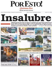 portada edición impresa Cancún 02/11/2025