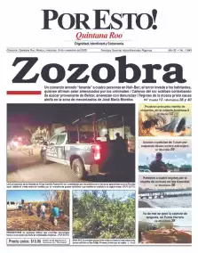 portada edición impresa Chetumal 19/11/2025
