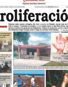 portada edición impresa Chetumal 04/10/2025