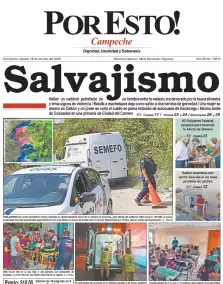 portada edición impresa Campeche 18/10/2025