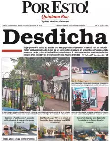 portada edición impresa Cancún 07/10/2025