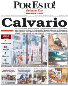 portada edición impresa Cancún 24/10/2025