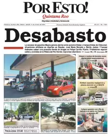 portada edición impresa Chetumal 11/10/2025