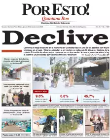 portada edición impresa Cancún 30/10/2025