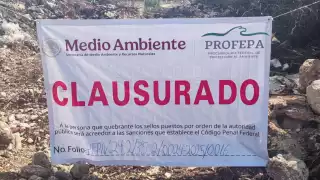 Reportan supuesta violación a los sellos de clausura de la Profepa a las obras de un fraccionamiento en Playa del Carmen