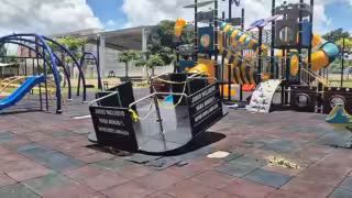 Exigen vigilancia tras daños a parque para personas con discapacidad