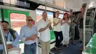En Campeche, la Presidenta supervisó los avances del Tren Ligero que conectará con el Tren Maya.