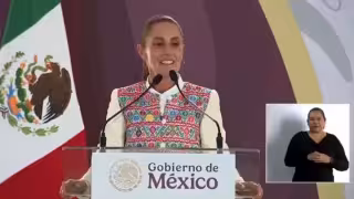 Presidenta Claudia Sheinbaum en Acatzingo, Puebla.