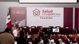 Joaquín Díaz Mena encabeza el inicio del programa Salud Casa por Casa en Yucatán