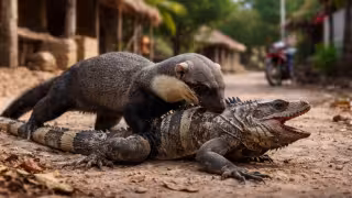 A pesar de su tamaño el grisón es un voraz cazador