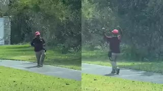 El abuelito ha conquistado las redes sociales por su habilidad en la jarana