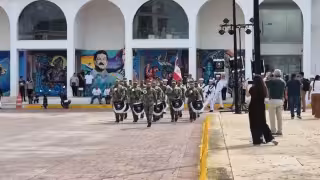 Con homenaje y desfile, Champotón recuerda dos fechas históricas