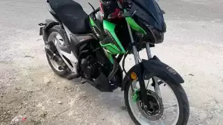 Captan a pareja robando motocicleta en Xpujil