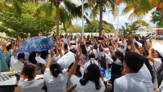 Estudiantes y ex alumnos del CREN de Cancún siguen insatisfechos tras reunión por incumplimiento en entrega de títulos