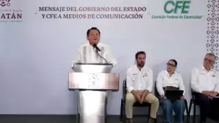 Gobierno de Yucatán y la CFE encabezan conferencia en Mérida