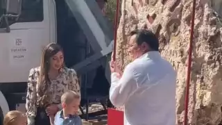 Colocan la primera piedra del centro Pilares del Renacimiento Maya en el sur de Mérida