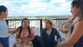 La familia admitió estar emocionada por conocer el destino como también el ferrocarril