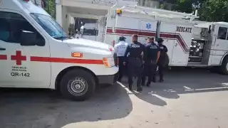 Rescatan a un hombre atrapado en una fosa séptica en Felipe Carrillo Puerto