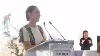 En la inauguración de los tramos, la presidenta Claudia Sheinbaum Pardo mantuvo su opinión acerca  de la importancia del tren, el cual se refirió como un símbolo el cual se refirió como un símbolo de la Cuarta Transformación