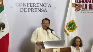 Sigue en vivo la conferencia mensual de Joaquín Díaz Mena desde el Palacio de Gobierno