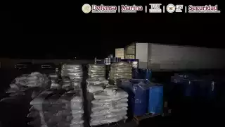 El aseguramiento se realizó sobre la carretera Panamericana Durango–Hidalgo del Parral