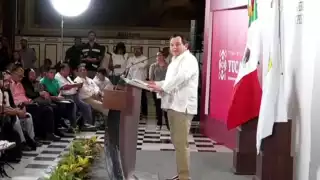 “Nosotros felices que nos visite”: Joaquín Díaz Mena adelantó que la presidenta Claudia Sheinbaum Pardo, vendría nuevamente a Yucatán en junio