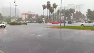 Fuertes lluvias causaron afectaciones en Cancún