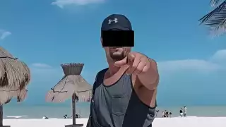 El turista fue detenido por la policía de Progreso