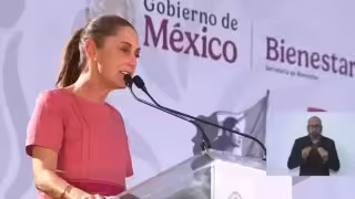 La jefa del Ejecutivo Federal dijo que tiene muy claros sus principios, durante su discurso en un evento en el estado de Michoacán.